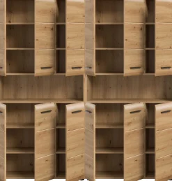 Badmöbelkombination Ice Xonox – Artisan Oak – 180x185x30 cm