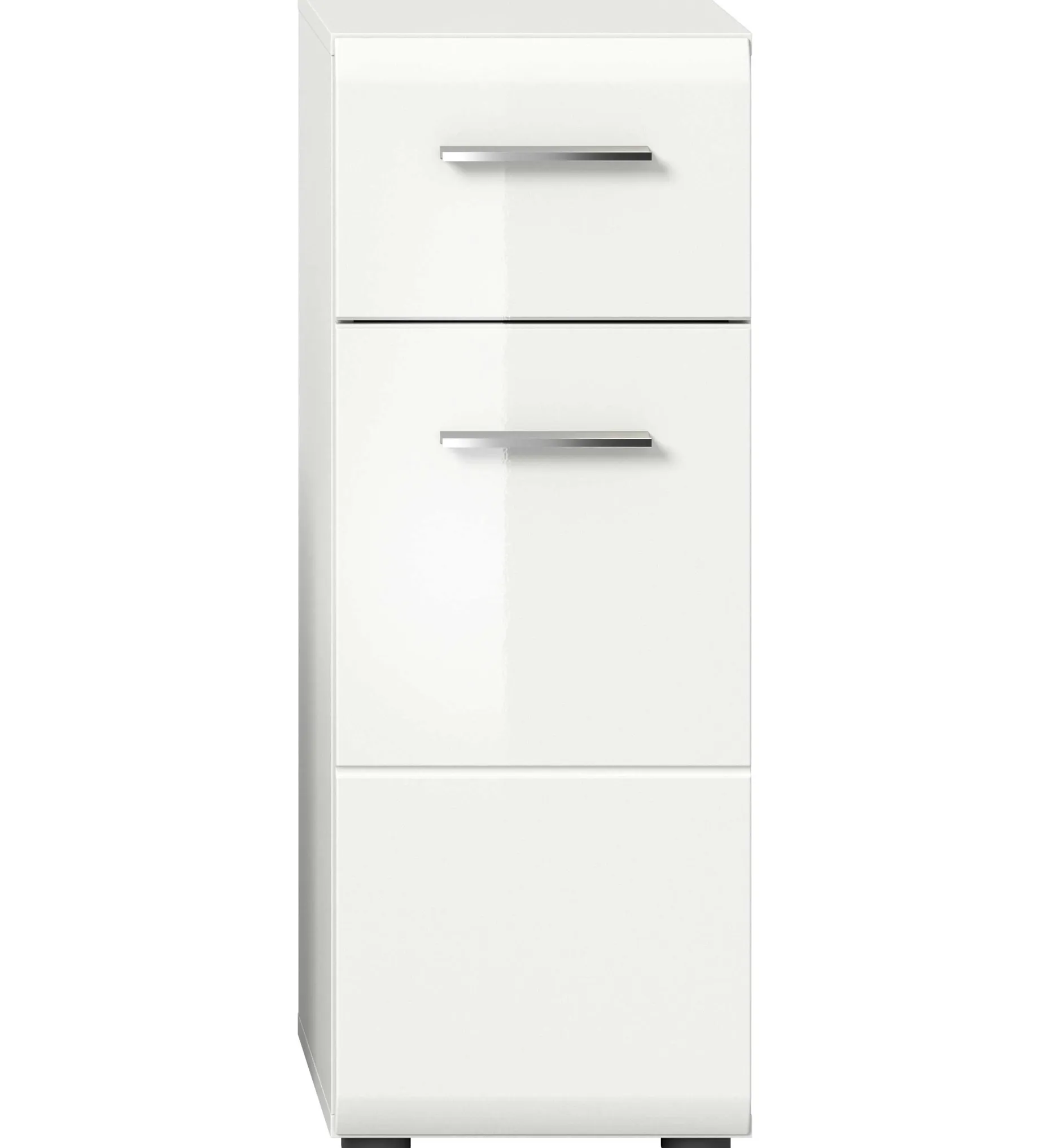 Badschrank Ice Xonox - Hochglanz Weiß - 30x80x30 cm