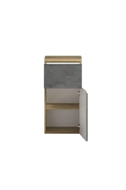 Bad-Sideboard Varese | 40 x 35 x 64 cm | Betonfarbenes Design