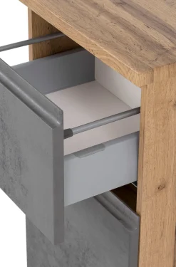 Bad-Sideboard Varese | 40 x 35 x 64 cm | Betonfarbenes Design