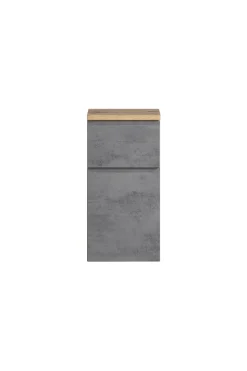 Bad-Sideboard Varese | 40 x 35 x 64 cm | Betonfarbenes Design