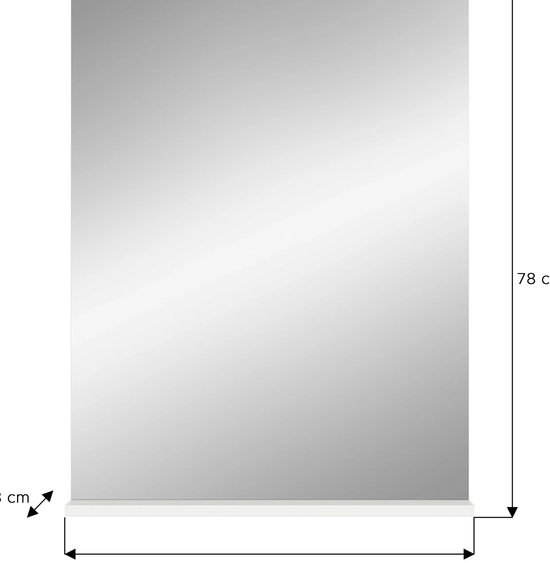 Xonox Badspiegel Scout - - 60x79x18 cm