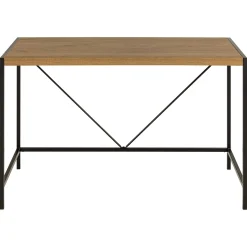 Emob Bahamas Schreibtisch - 120x60x75 cm - Eiche Dekor/schwarz