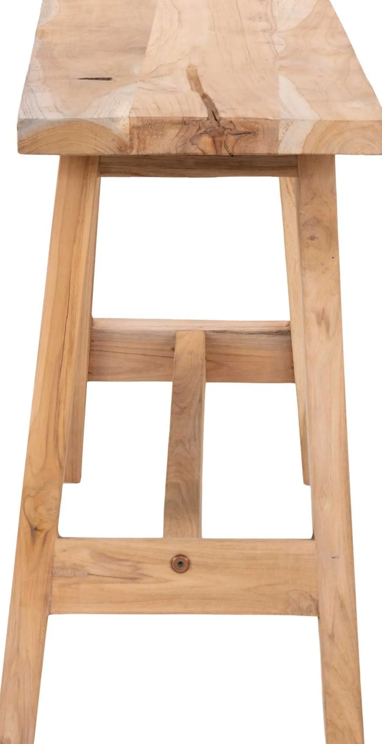 House Nordic Barcelona Bank aus Teakholz - 90x25x45 cm