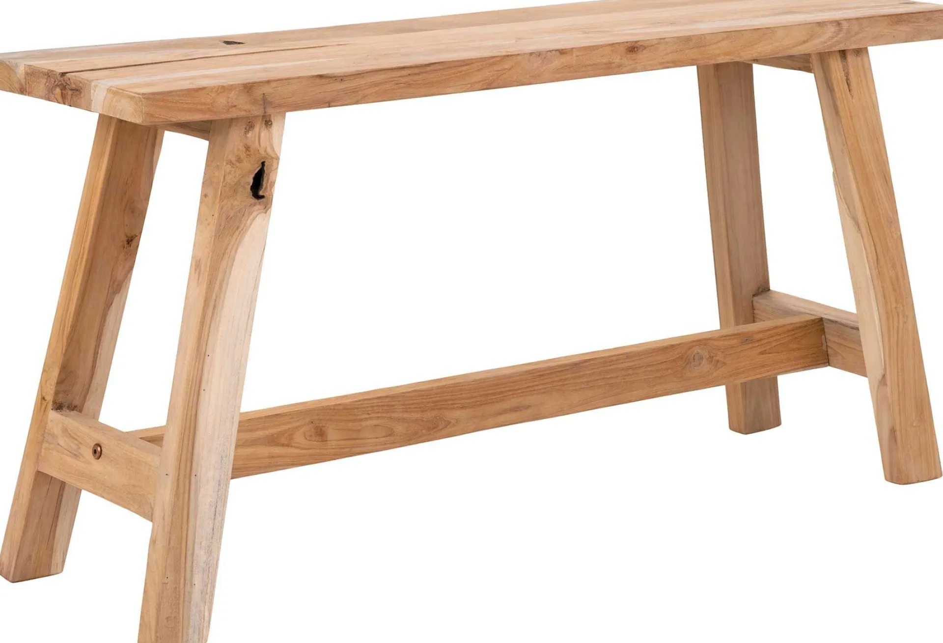 House Nordic Barcelona Bank aus Teakholz - 90x25x45 cm