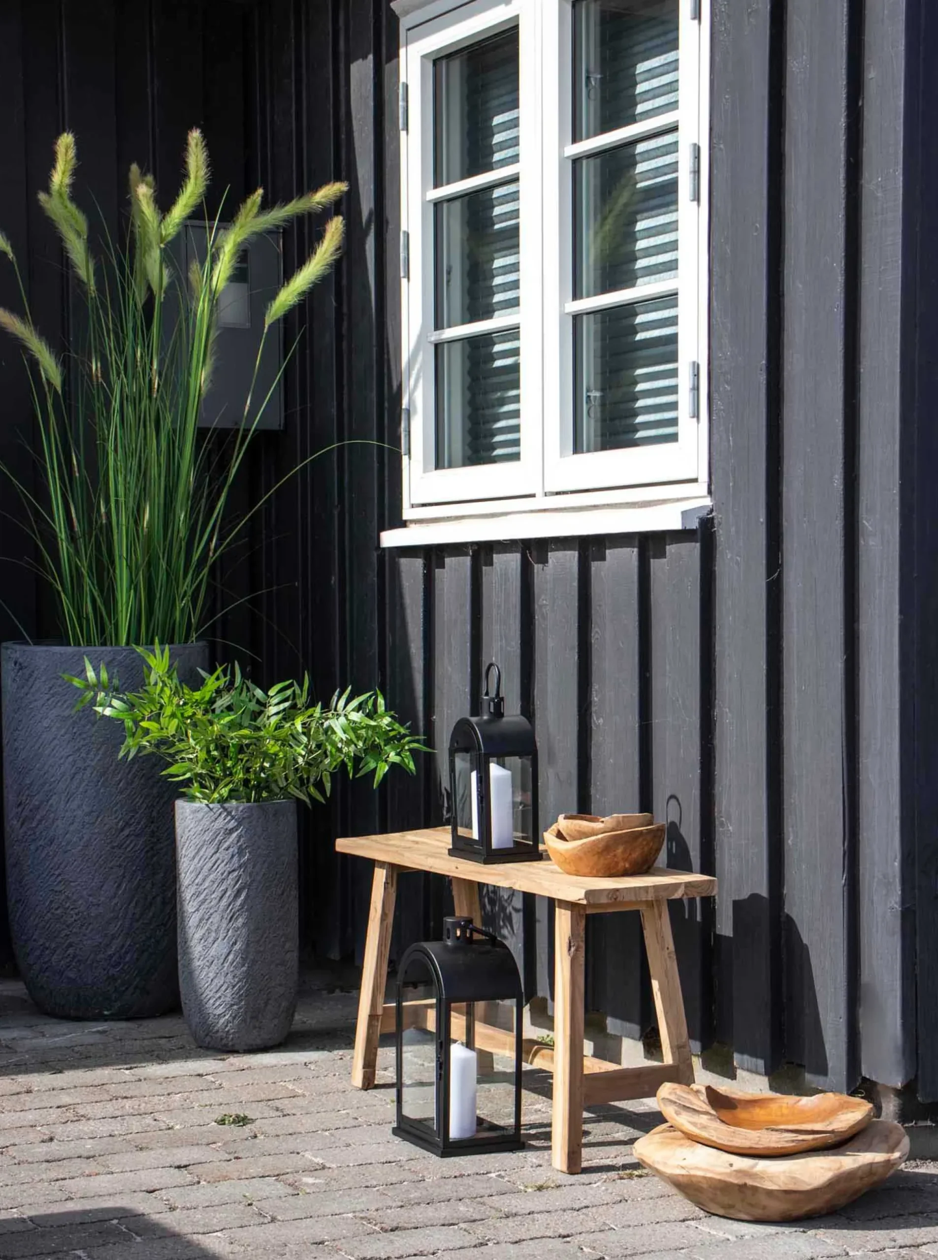 House Nordic Barcelona Bank aus Teakholz - 90x25x45 cm