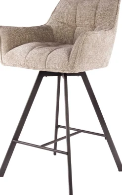 Emob Barhocker Aster - 56x52x95cm - drehbar - sand