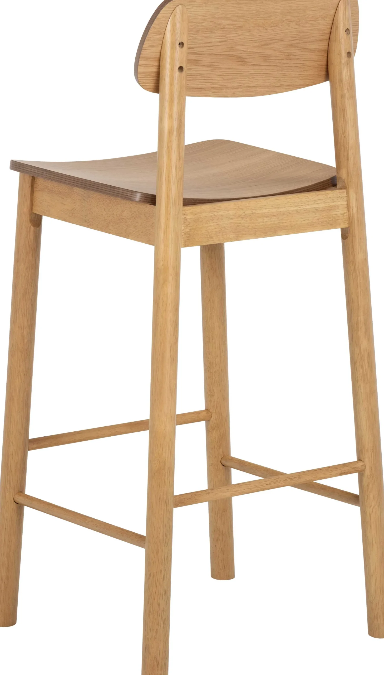 Emob Barhocker Barlow - 43x46x105cm - Eiche furniert