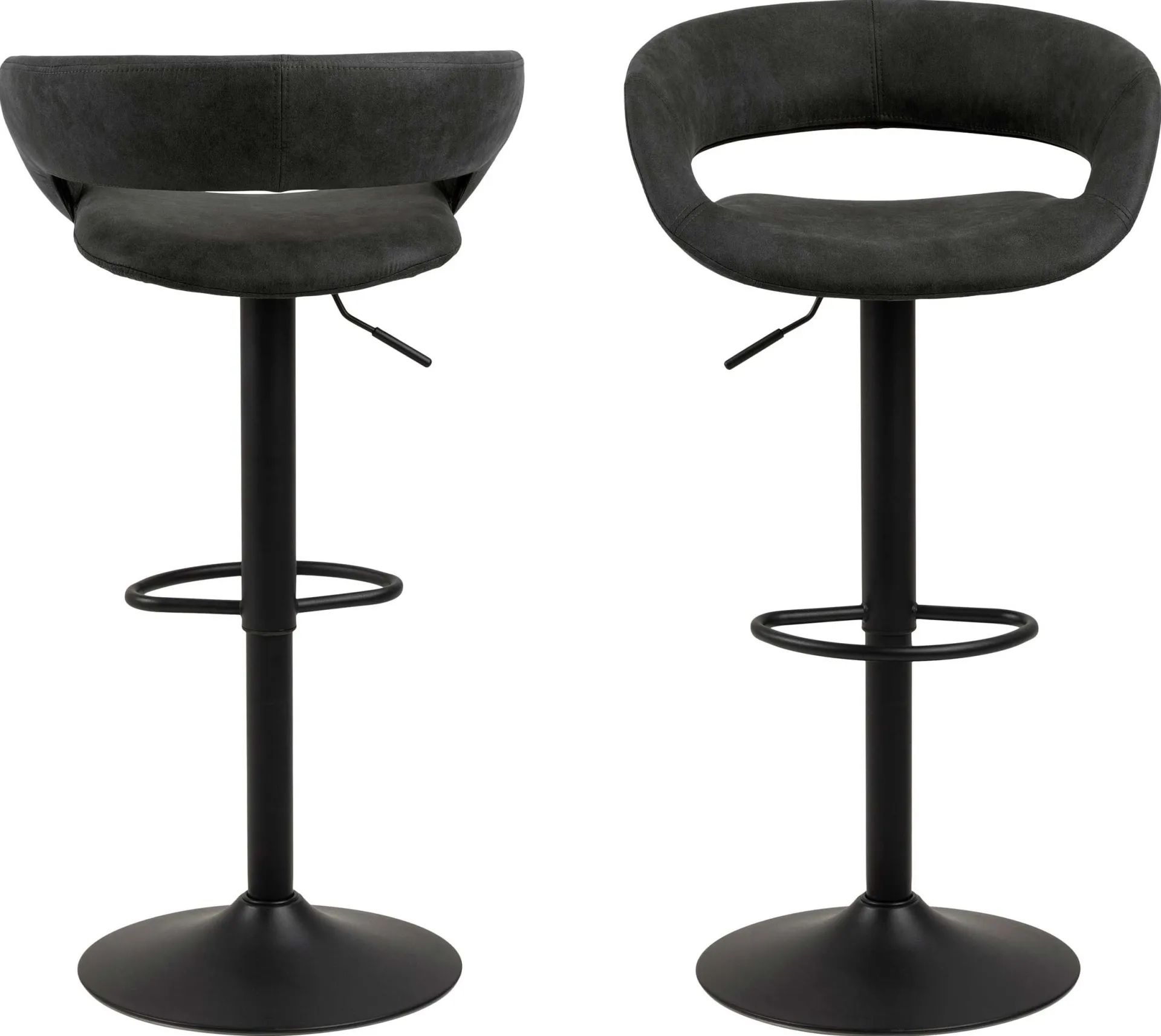 Emob Barhocker Dusty - anthrazit/schwarz