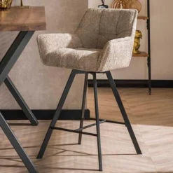 Emob Barhocker Hargreaves | 53 x 57 x 96 cm | Farbe Sand