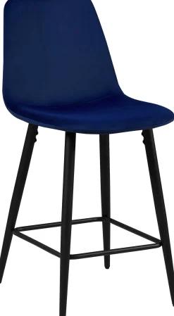 Rousseau Barhocker Jani dunkel Velours