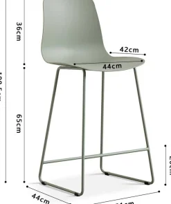 Rousseau Barhocker Marie-grau-