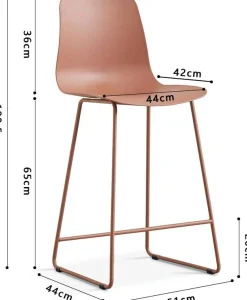 Rousseau Barhocker Marie-terrakotta Farbe