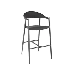 Gescova Barhocker Mati - Aluminium, Textilene - Dunkel