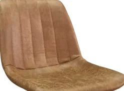 Rousseau Barhocker mit Streifenmuster Madeira-Cognac