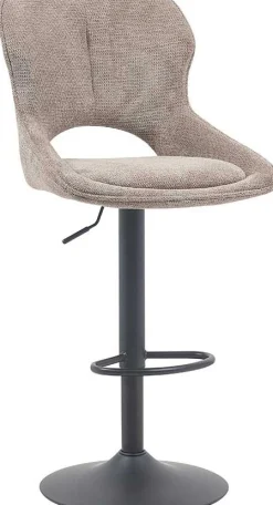 Rousseau Barhocker Morris - 51x53x100-121cm - verstellbar - er Stoff