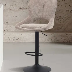 Rousseau Barhocker Morris - 51x53x100-121cm - verstellbar - er Stoff