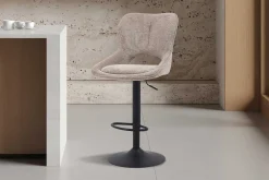 Rousseau Barhocker Morris - 51x53x100-121cm - verstellbar - er Stoff