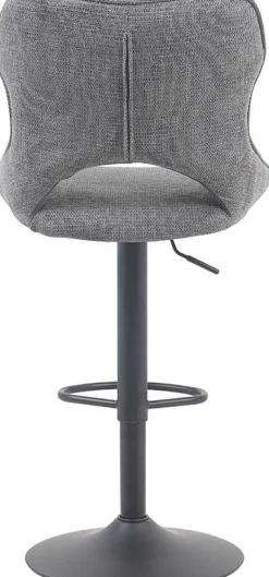 Rousseau Barhocker Morris - 51x53x100-121cm - verstellbar - dunkeler Stoff