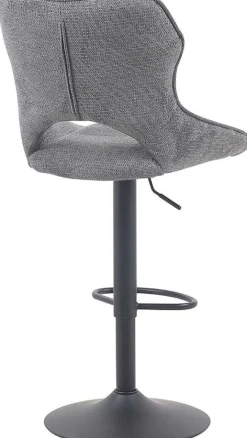 Rousseau Barhocker Morris - 51x53x100-121cm - verstellbar - dunkeler Stoff