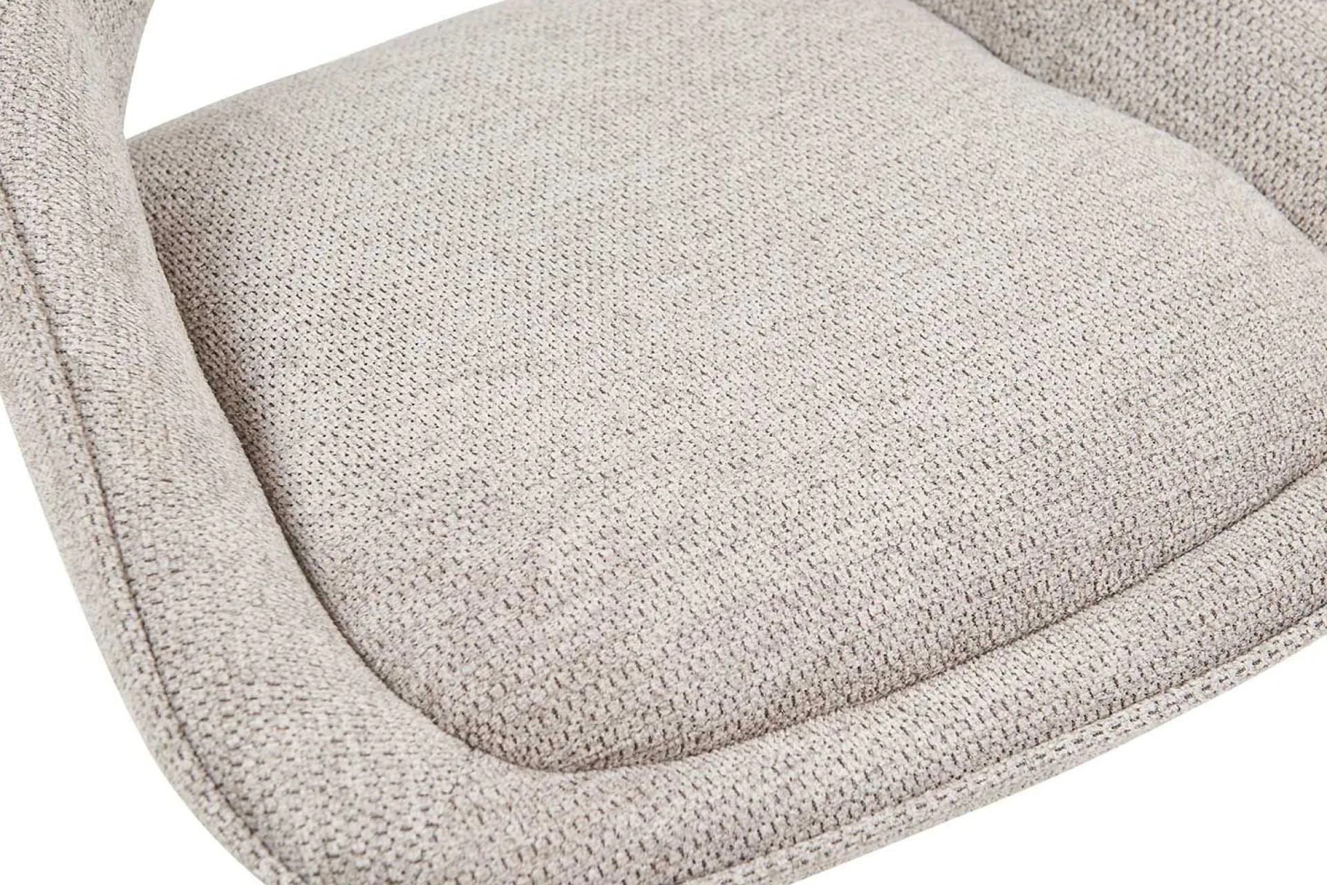 Rousseau Barhocker Morris - 51x53x100-121cm - verstellbar - heller Stoff