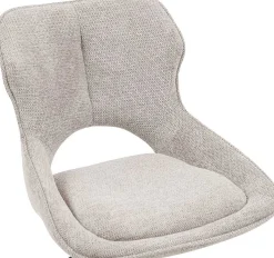 Rousseau Barhocker Morris - 51x53x100-121cm - verstellbar - heller Stoff
