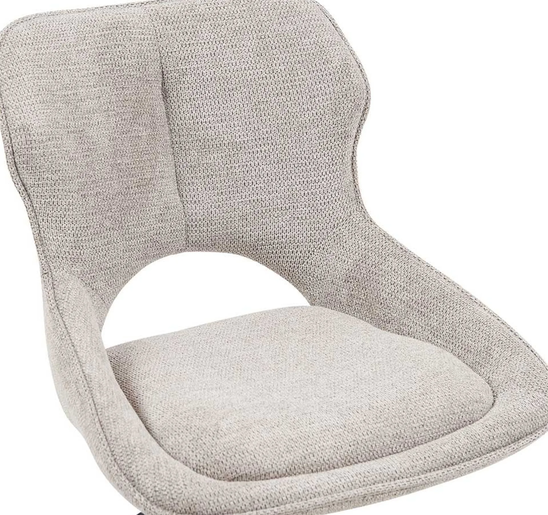 Rousseau Barhocker Morris - 51x53x100-121cm - verstellbar - heller Stoff
