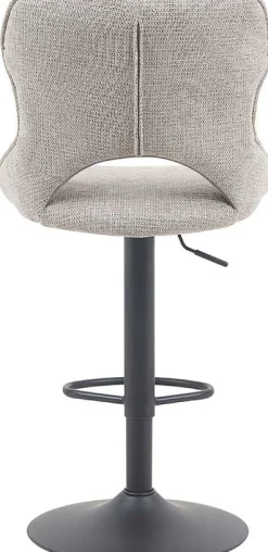 Rousseau Barhocker Morris - 51x53x100-121cm - verstellbar - heller Stoff