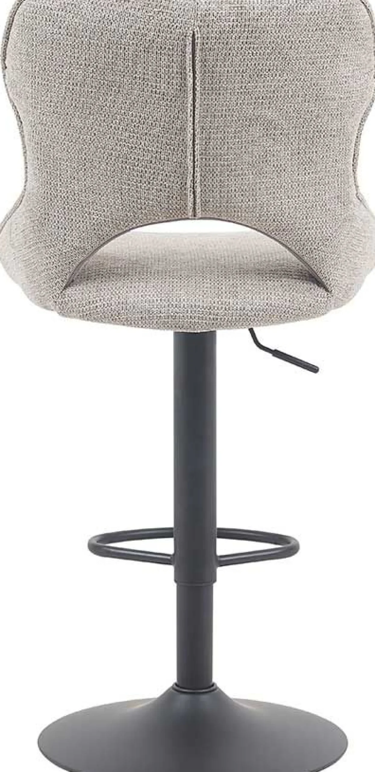 Rousseau Barhocker Morris - 51x53x100-121cm - verstellbar - heller Stoff