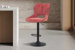 Rousseau Barhocker Morris - 51x53x100-121cm - verstellbar - er Stoff