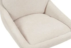 Rousseau Barhocker Sabine - 50x60x100-121cm - verstellbar - drehbar - ecru