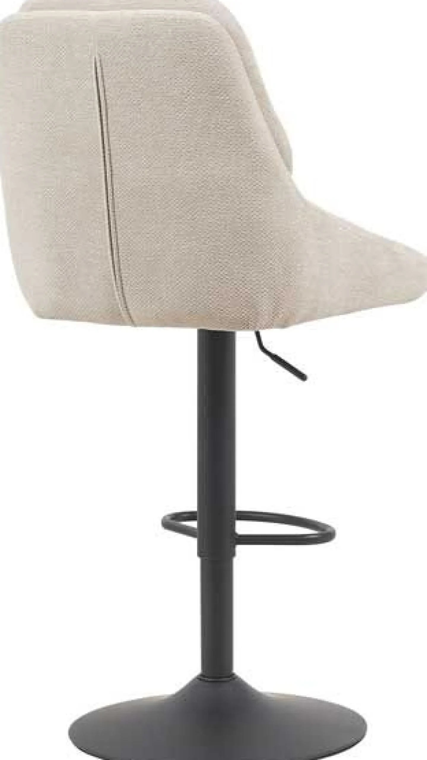 Rousseau Barhocker Sabine - 50x60x100-121cm - verstellbar - drehbar - ecru