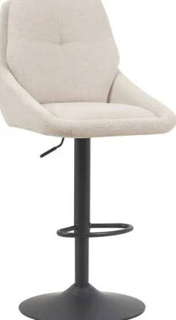 Rousseau Barhocker Sabine - 50x60x100-121cm - verstellbar - drehbar - ecru