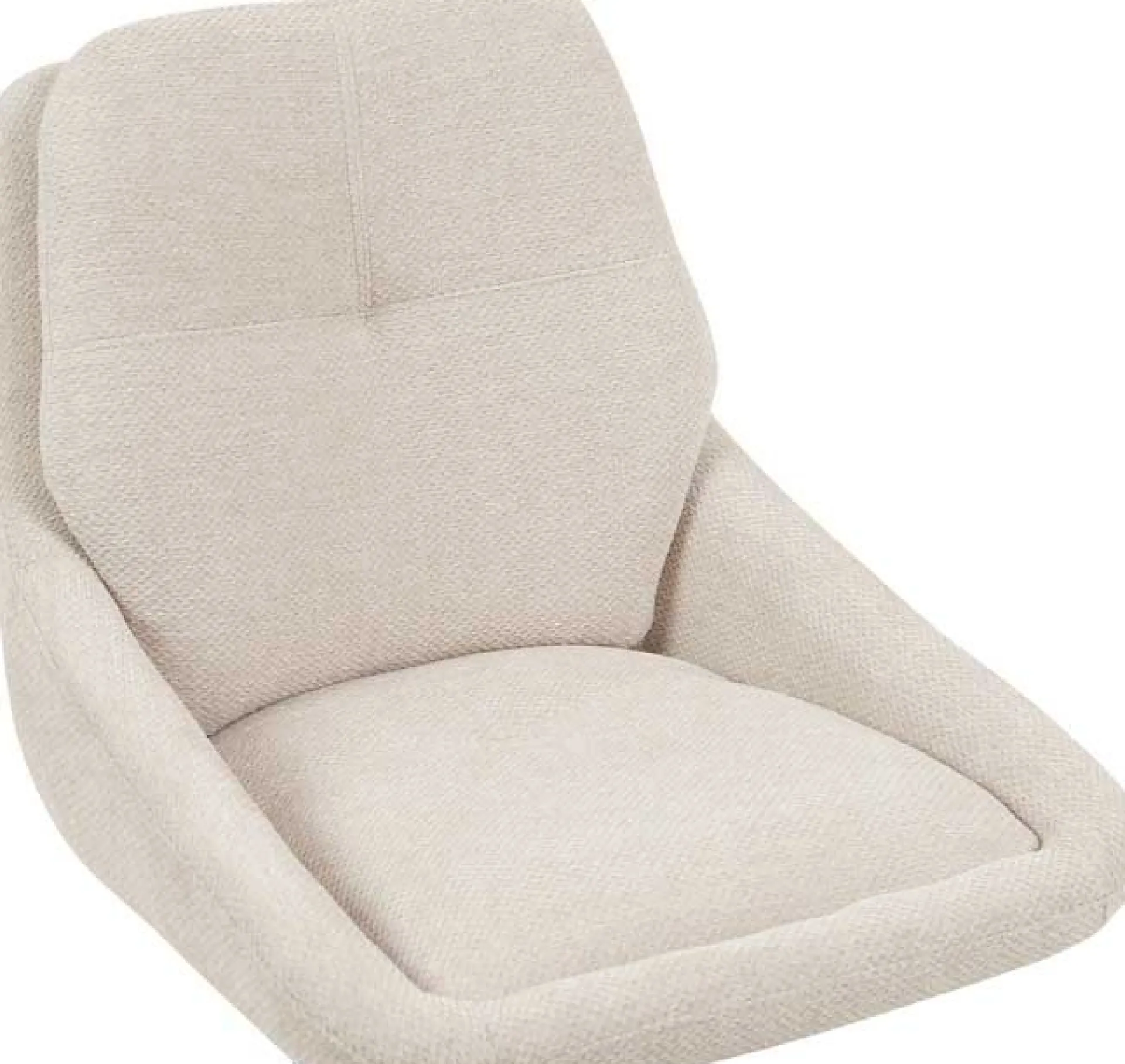 Rousseau Barhocker Sabine - 50x60x100-121cm - verstellbar - drehbar - ecru
