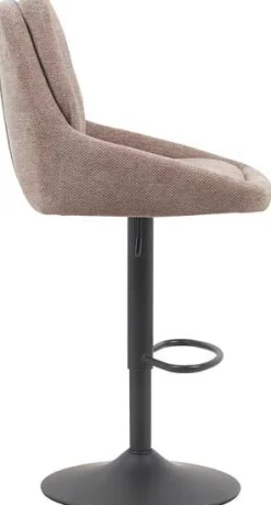 Rousseau Barhocker Sabine - 50x60x100-121cm - verstellbar - drehbar - sand
