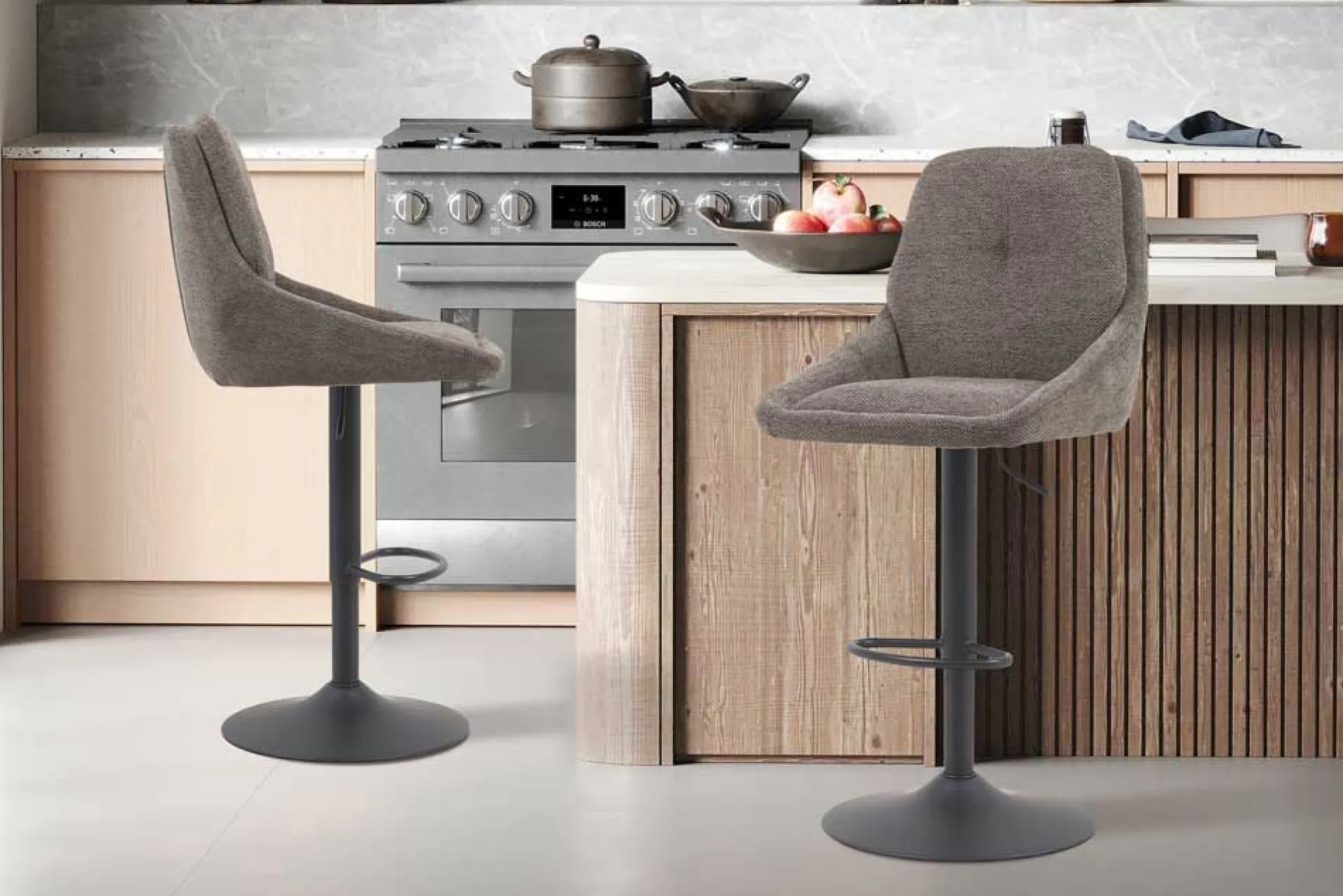 Rousseau Barhocker Sabine - 50x60x100-121cm - verstellbar - drehbar -