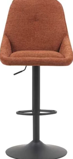 Rousseau Barhocker Sabine - 50x60x100-121cm - verstellbar - drehbar - terracotta