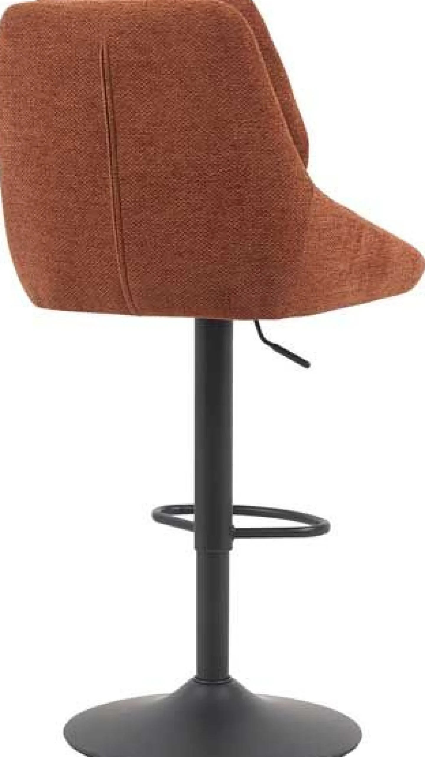 Rousseau Barhocker Sabine - 50x60x100-121cm - verstellbar - drehbar - terracotta