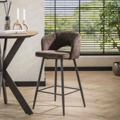 Emob Barhocker Sieglinde - 51x50x94cm - er Bouclé