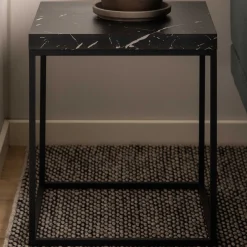 Emob Barossa Couchtisch - 40x40x45cm - er Marmor