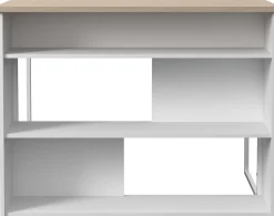 Bartisch und Kücheninsel Slam 116cm - Eiche/Weiß