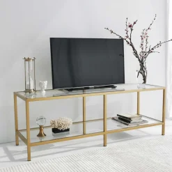 Basic T TV-Ständer | METALLRAHMEN | Gold