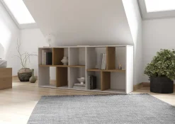 Bücherregal Access | 77,9 x 36 x 182,8 cm | Weiß