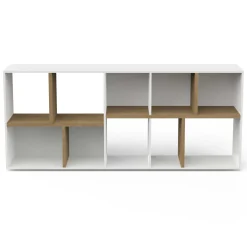 Bücherregal Access | 77,9 x 36 x 182,8 cm | Weiß