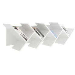 Bücherregal Basil horizontal - weiß