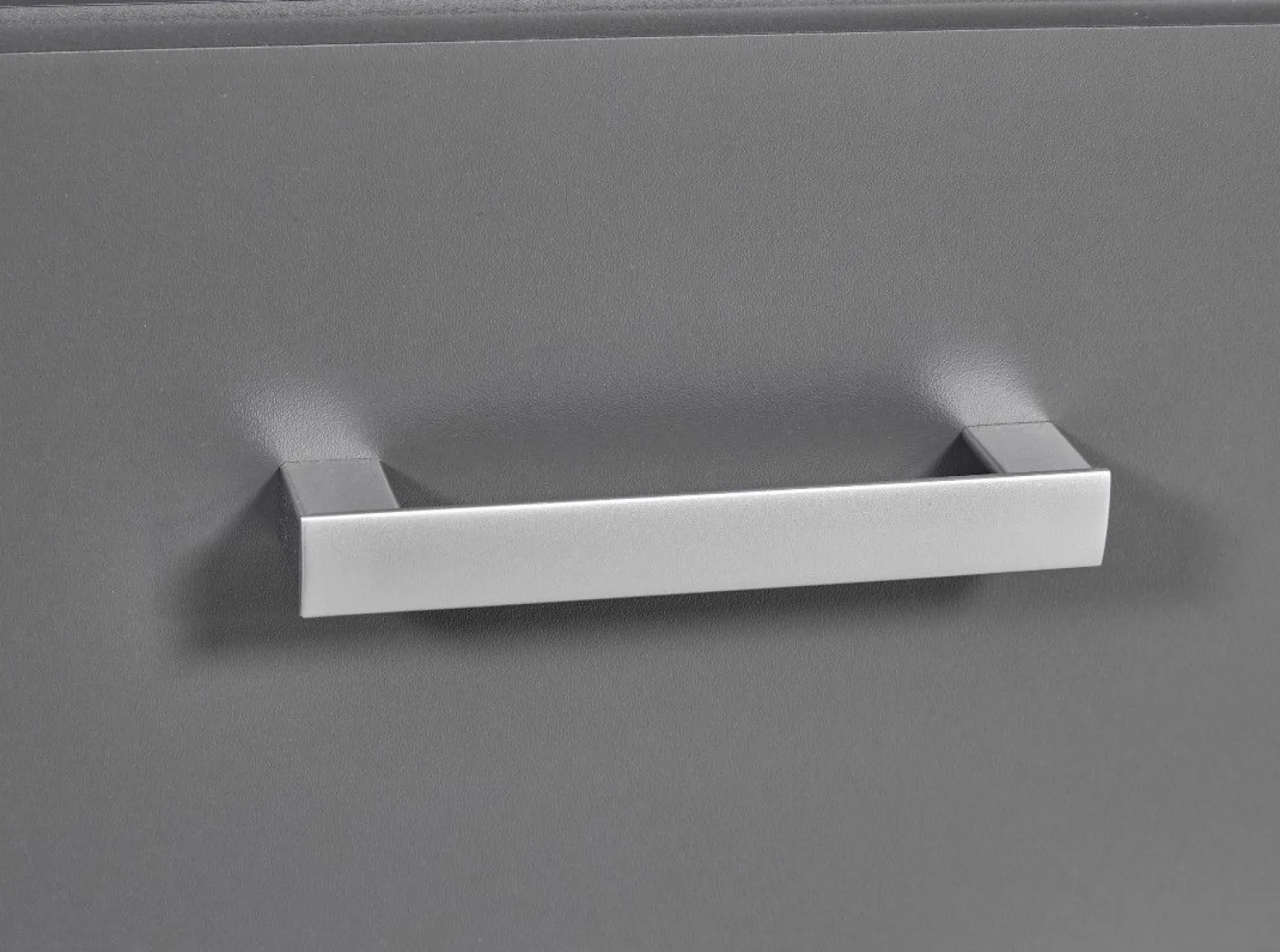 Bücherregal Eden 81cm 4 Schubladen - graphitgrau