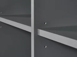 Bücherregal Eden 81cm 4 Schubladen - graphitgrau
