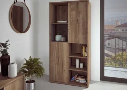 Bücherregal Frame - Eiche dunkel