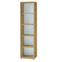 Bücherregal Mouna 50cm - Eiche/Weiß