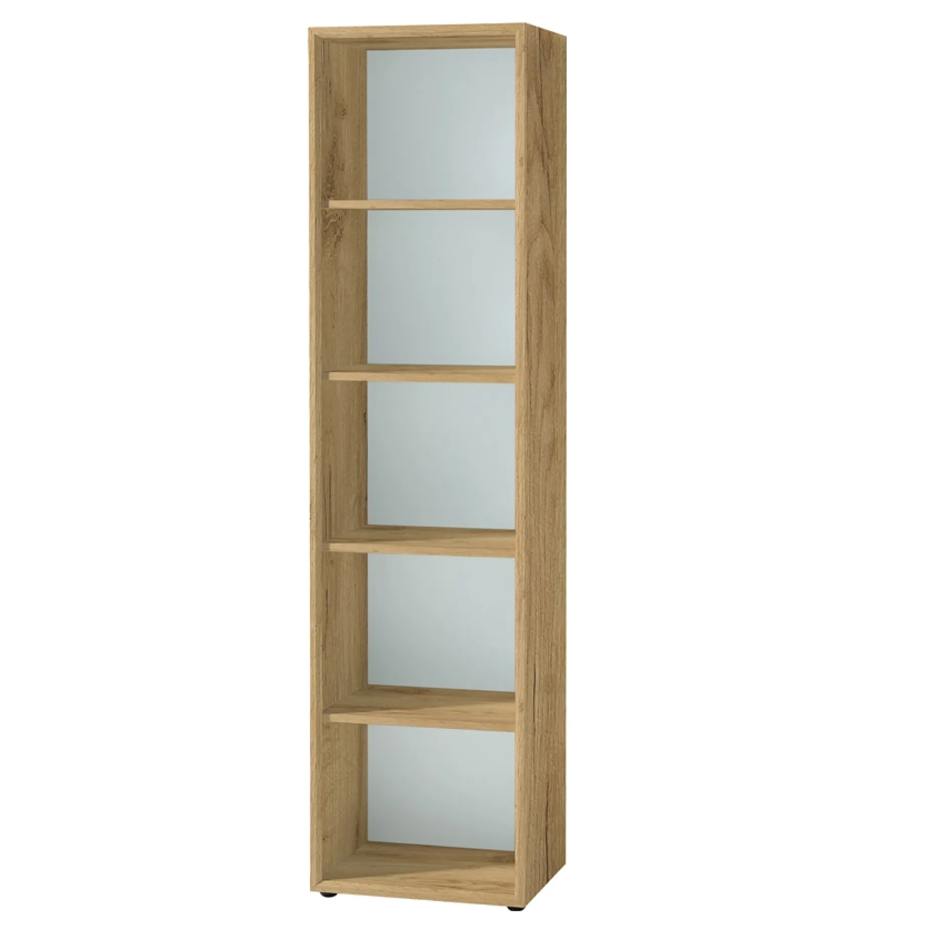 Bücherregal Mouna 50cm - Eiche/Weiß